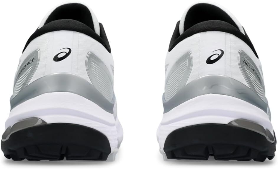 Asics Gel Kayano Ace 2 Golf Shoes - Spikeless Golf Shoes - WHITE / BLACK