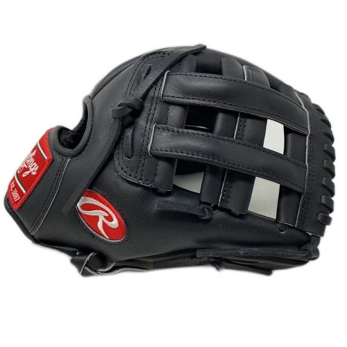 Rawlings Black Horween Leather PRO1000 Baseball Glove 12 inch H Web Right Hand T