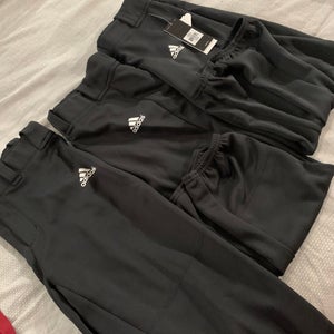 Black Women's Adult New Medium Adidas Game Pants