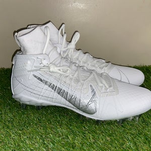 *SOLD* Nike Alpha Huarache 7 Elite LAX White Lacrosse Cleats AR3136-107 Men’s 12.5 NEW