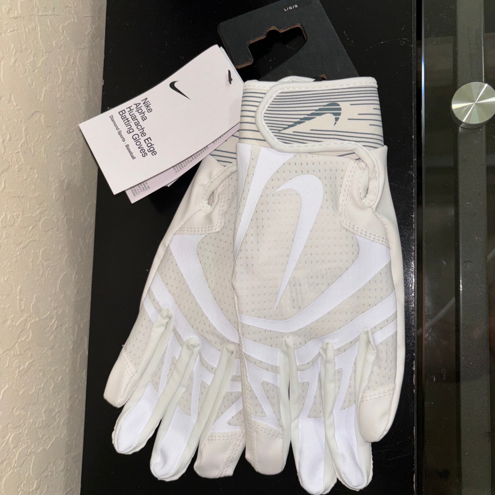 nike youth alpha huarache edge batting gloves