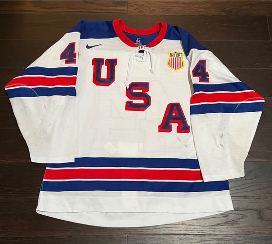 Team USA Hockey game-worn #44 Will Vote jersey 2021-22 USHL