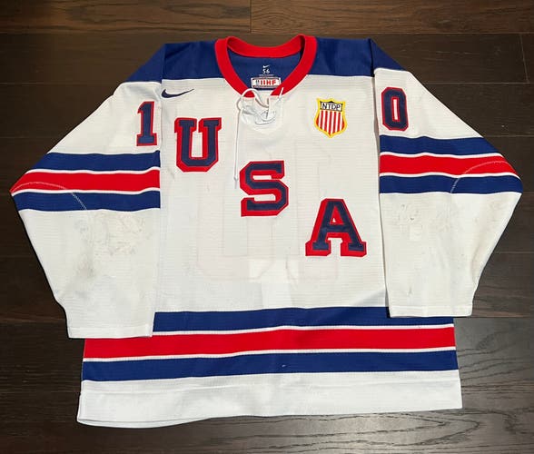 Team USA Hockey game-worn #10 Cole Spicer jersey 2021-22 USHL