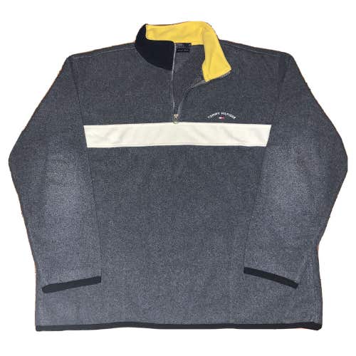 Tommy Hilfiger Men's Fleece Sweater 1/4 Zip Size XL