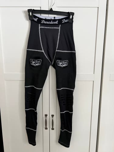 Adult XS Daredevil Hockey Ronan Compression Cut Resistant Jock/Jill Pant with Kevlar