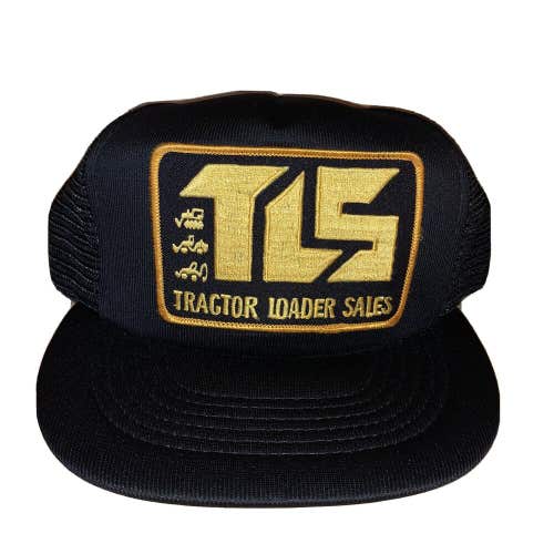 Vintage TLS Tractor Loader Sales Snapback Trucker Farm Hat Cap