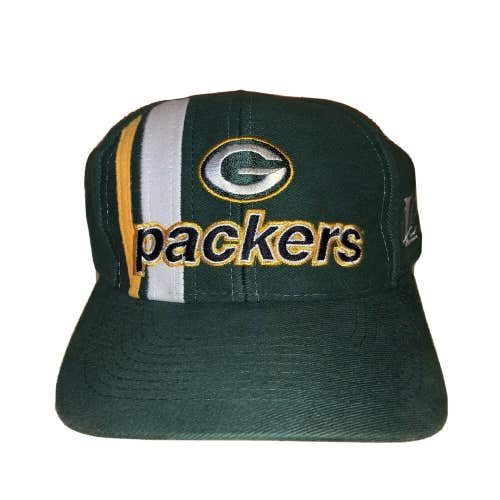 Vintage Green Bay Packers Logo Athletic Pro Line Strapback Hat Cap