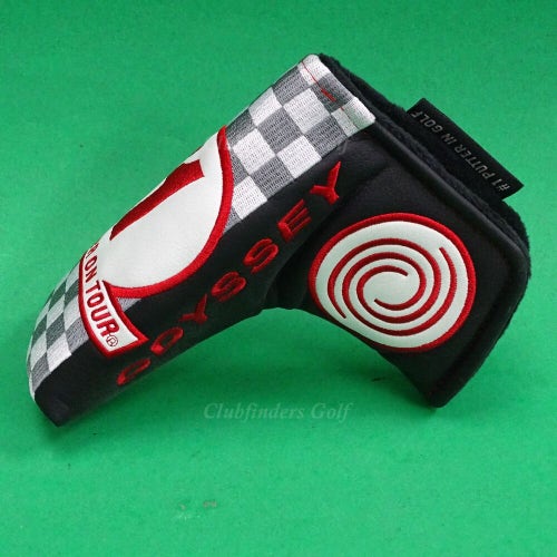Odyssey Tempest Blade Black/White/Grey/Red Golf Putter Headcover