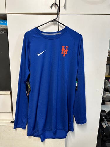 NIKE NY Mets Pro Dri-Fit long-sleeve shirt (XL)