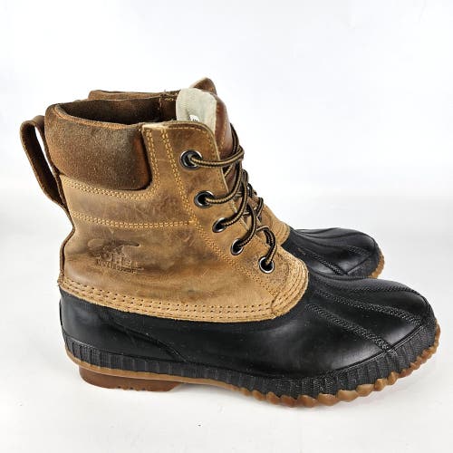Sorel NM2575 Cheyanne II Men’s Size: 9.5 Lace Up Duck Rain Winter Leather Boots