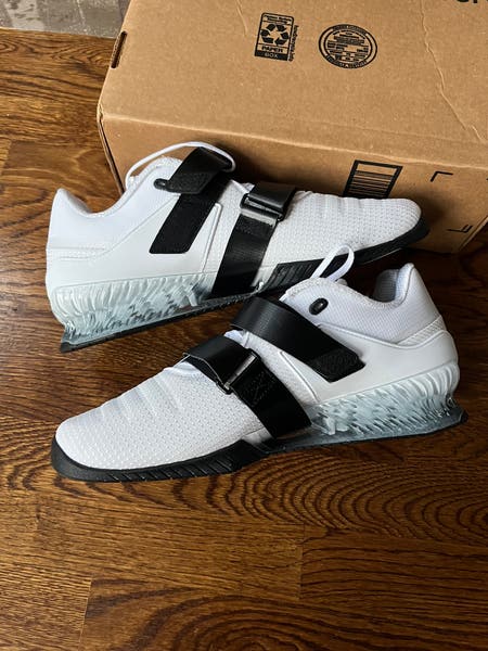 Nike Romaleos 4 Weightlifting Shoes White/White/Black Men's