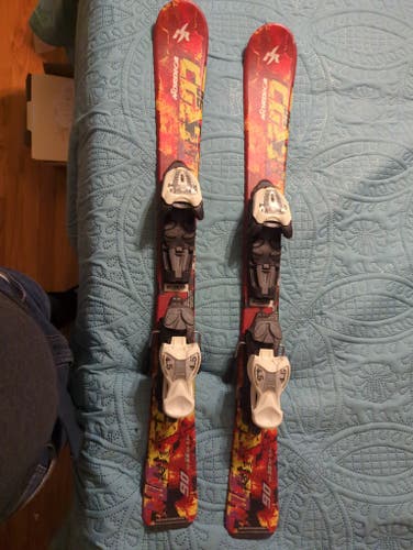 Used 90 cm All Mountain Skis With Bindings
