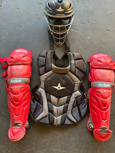 All Star System 7 Axis Catcher's Set