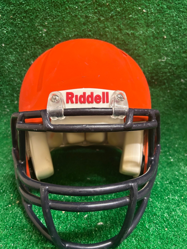 Adult Small - Riddell Speed Football Helmet - Orange Matte