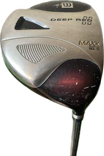 Wilson Deep Red Maxx 10.5* Driver Grafalloy Senior Flex Graphite Shaft RH 45”L
