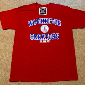 WASHINGTON SENATORS BASEBALL MLB COOPERSTOWN COLLECTION SHIRT ADULT LARGE