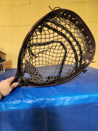 Used  Strung Eclipse Goalie Head Black