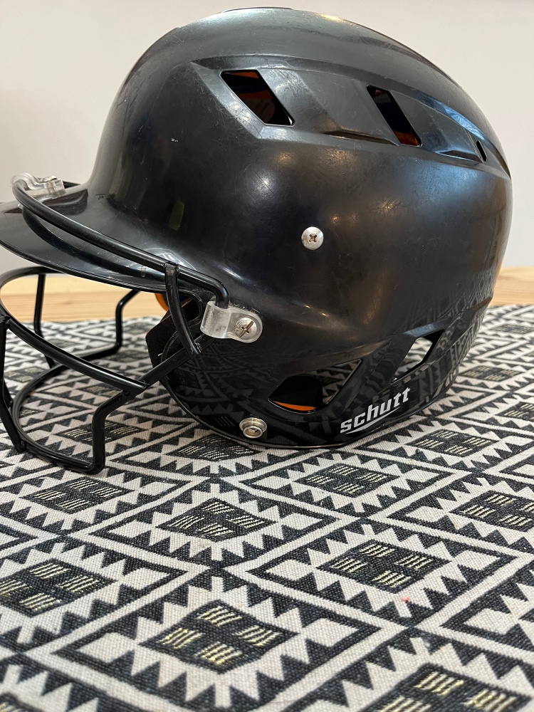 Used Small Schutt Batting Helmet