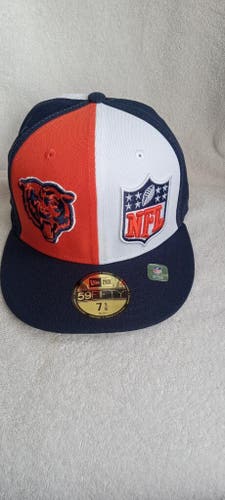 Chicago Bears New Era NFL Sideline Fitted Hat 7 5/8