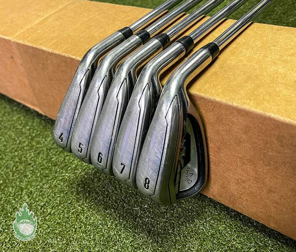 Used RH Callaway XR Irons 4-8 SpeedStep 80g Stiff Flex Steel Golf Club Set
