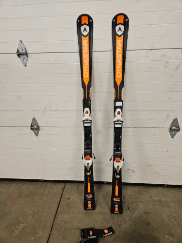 Used Kid's Dynastar 150 cm Racing Speed Team SL Skis With Bindings Max Din 10