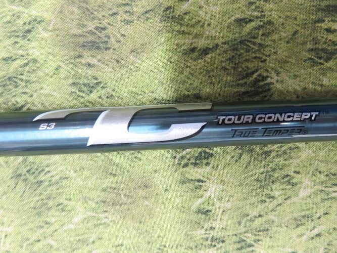 True Temper TOUR CONCEPT Green S300 STIFF Iron Shaft 38.5", 355, Uncut