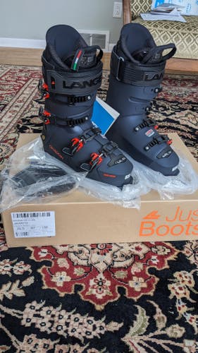 Men's New Lange All Mountain Shadow 130 LV Ski Boots Stiff Flex