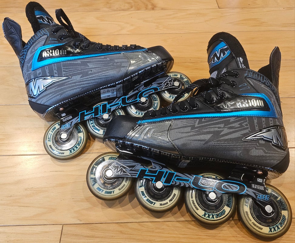 Mission Axiom T6 Size 9EE Inline Roller Hockey Skates SidelineSwap