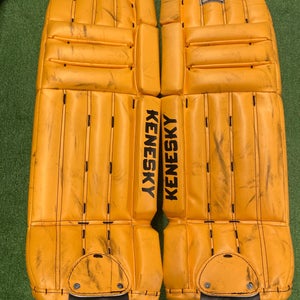 Used Custom 31+2 Kenesky Goalie Leg Pads