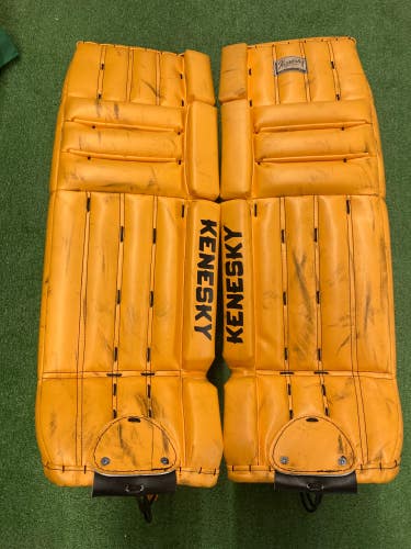 Used Custom 31+2 Kenesky Goalie Leg Pads