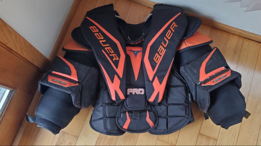 Large Bauer Pro Goalie Chest Protector Custom Pro Stock