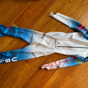 Large Spyder U.S. Ski Team Ski Suit FIS Legal Used