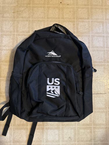 New US Ski Team High Sierra Backpack Black New Small / Medium
