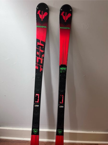 Used 2022 Rossignol Hero Athlete SL Skis W/o Bindings
