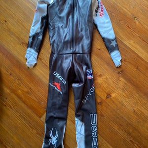 Large Spyder U.S. Ski Team Ski Suit FIS Legal Used