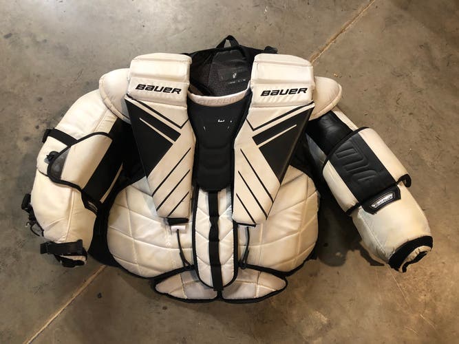 Used Large Bauer Pro Stock Supreme UltraSonic Goalie Chest Protector