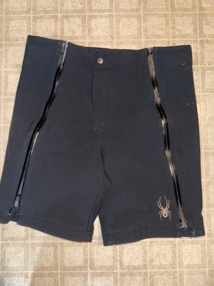 Black New Unisex Medium Spyder Ski Pants