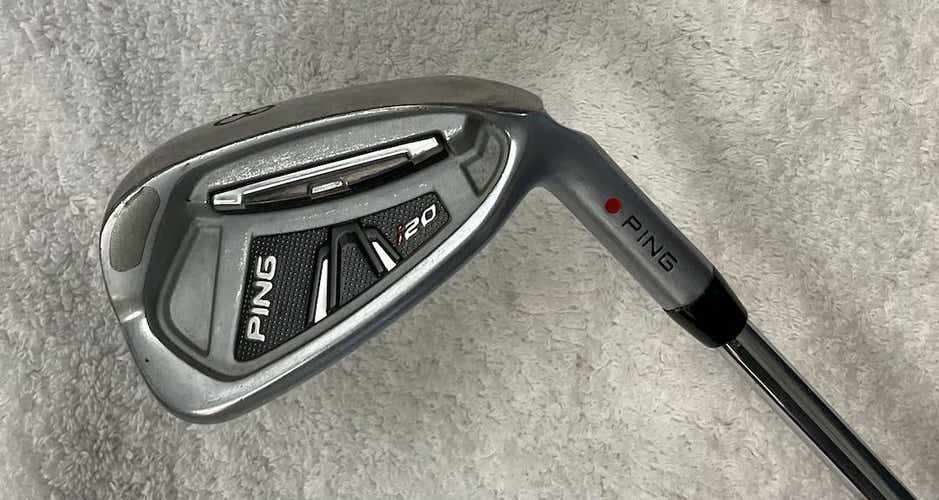Used Ping I20 Red Dot 8 Iron Regular Flex Steel Shaft Individual Irons