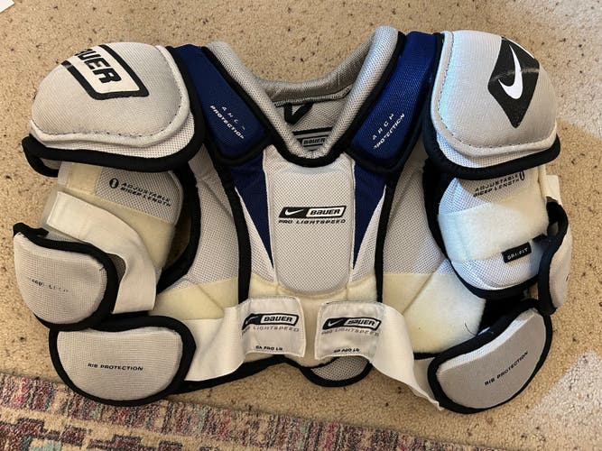Senior Large Nike Bauer Pro Lightspeed Shoulder Pads Pro Stock