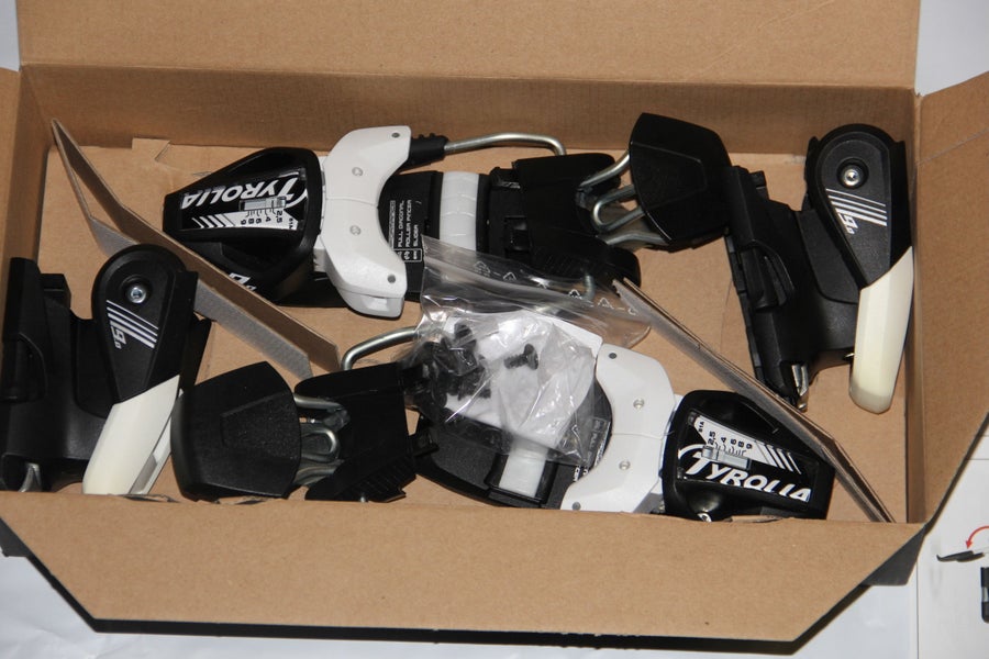 Tyrolia ski bindings adult SLR 9.0 adjustable ski bindings BLACK/WHITE