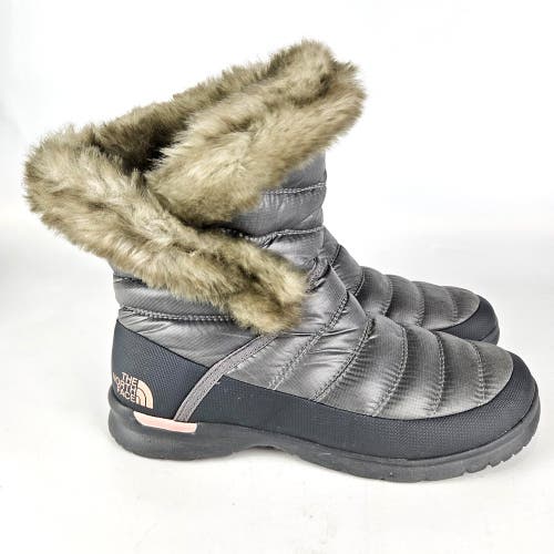 The North Face Thermoball Microbaffle Bootie II Women's Size: 8 Gray Winter