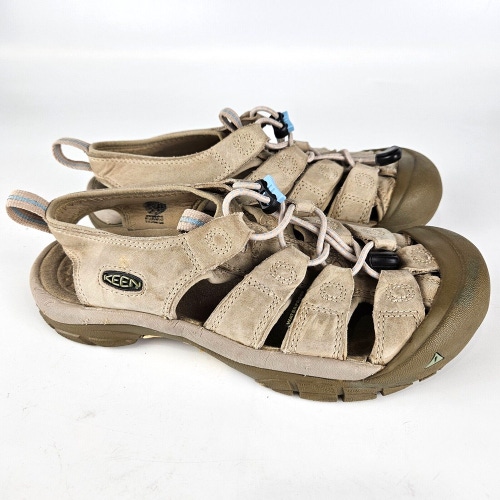 Keen Newport H2 Women’s Size: 7 Beige Leather Waterpoof Sport Sandals