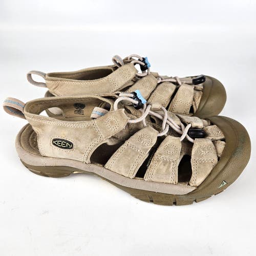 Keen Newport H2 Women’s Size: 7 Beige Leather Waterpoof Sport Sandals
