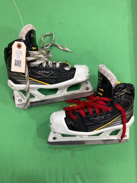 Used CCM Tacks 6092 Hockey Goalie Skates D&R (Regular) 3.0 - Junior
