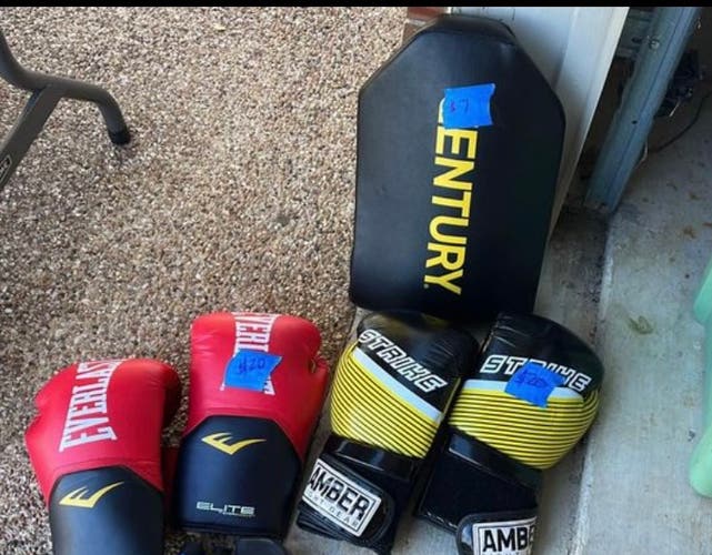 Red Everlast Boxing Gloves 14oz