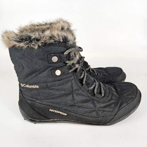 Columbia Minx Shorty III Womens Size 9 Fur Lined Snow Boot Omni-Heat Waterproof
