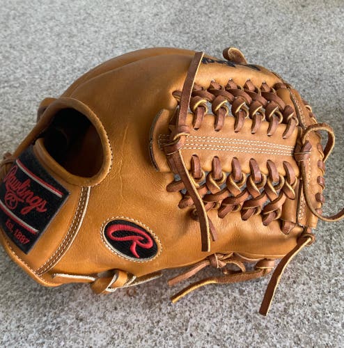 Used Right Hand Throw 11.75" Heart of the Hide Baseball Glove