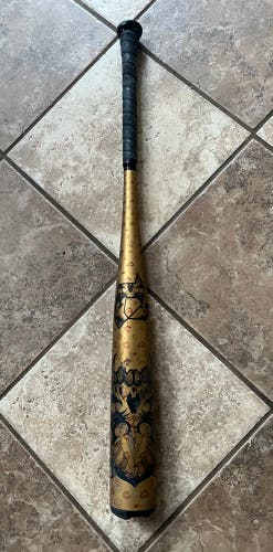 Used 2023 DeMarini (-3) 28 oz 31" Voodoo One Gold Bat