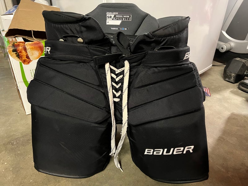 Used Senior Medium Bauer Pro Hockey Goalie Pants