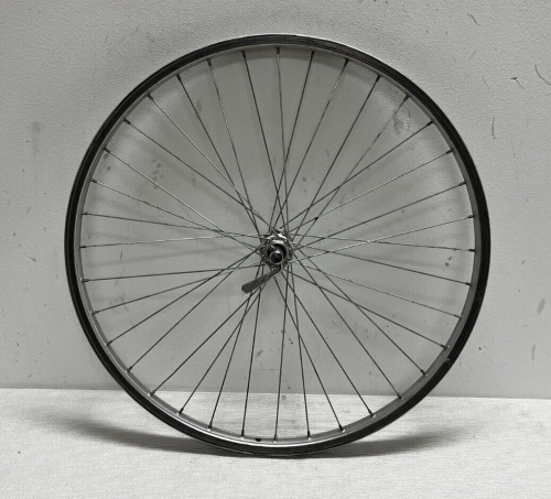 Vintage Araya 32-Spoke Silver Aluminum 26x1.50 Mtn Bike Front Wheel Sansin Hub